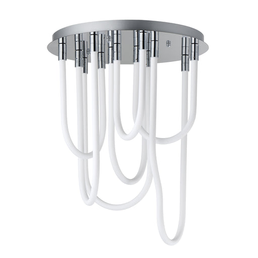 ET2 E24987-PC Soleil 7 Light LED RD Flush Mount | Polished Chrome