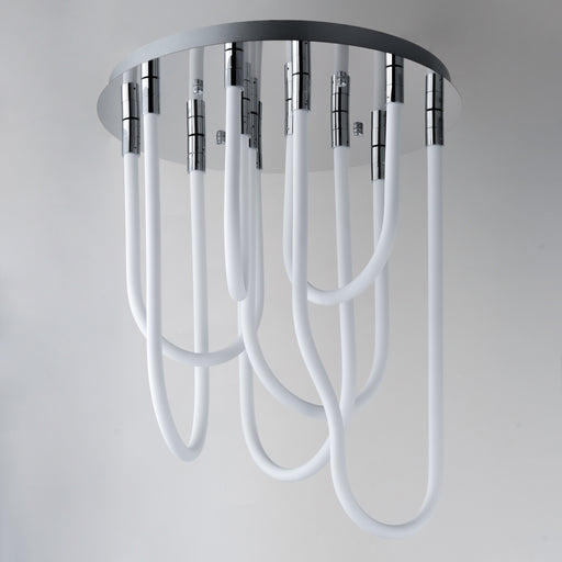 ET2 E24987-PC Soleil 7 Light LED RD Flush Mount | Polished Chrome