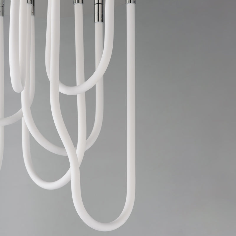 ET2 E24987-PC Soleil 7 Light LED RD Flush Mount | Polished Chrome