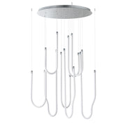 ET2 E24988-PC Soleil 8 Light LED Pendant | Polished Chrome