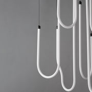 ET2 E24988-BK Soleil 8 Light LED Pendant | Black