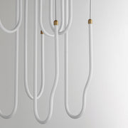 ET2 E24988-NAB Soleil 8 Light LED Pendant | Natural Aged Brass