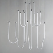 ET2 E24988-PC Soleil 8 Light LED Pendant | Polished Chrome