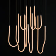 ET2 E24988-PC Soleil 8 Light LED Pendant | Polished Chrome