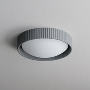 ET2 E25051-GY Souffle 14" LED Flush Mount | Gray