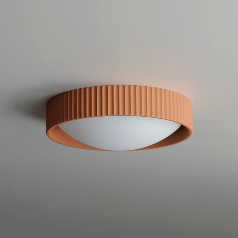 ET2 E25051-TRC Souffle 14" LED Flush Mount | Terra Cotta