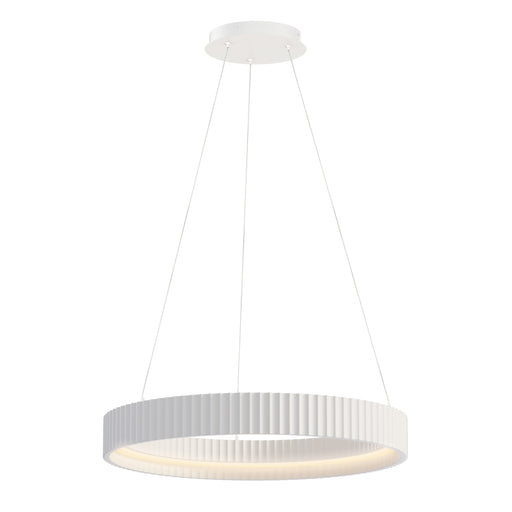 ET2 E25054-CHK Souffle 25" LED Ring Pendant | Chaulk White