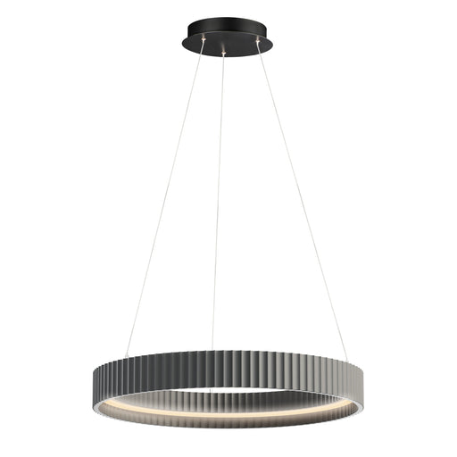 ET2 E25054-GY Souffle 25" LED Ring Pendant | Gray