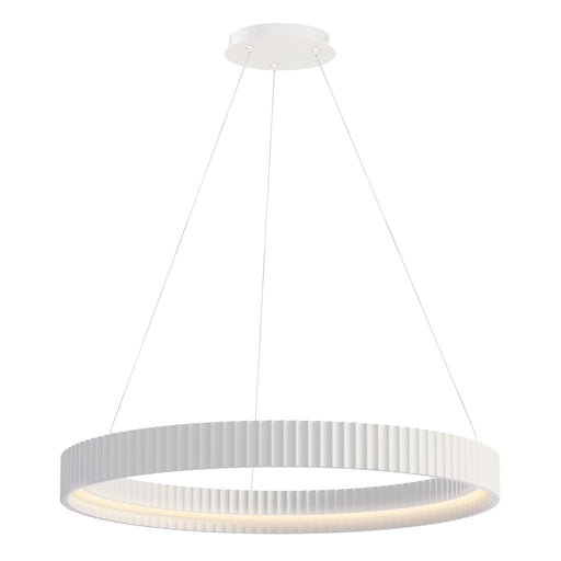 ET2 E25055-CHK Souffle 33" LED Ring Pendant | Chaulk White