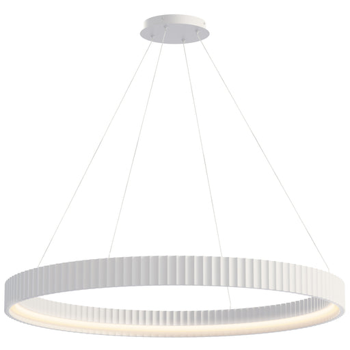 ET2 E25056-CHK Souffle 41" LED Ring Pendant | Chaulk White