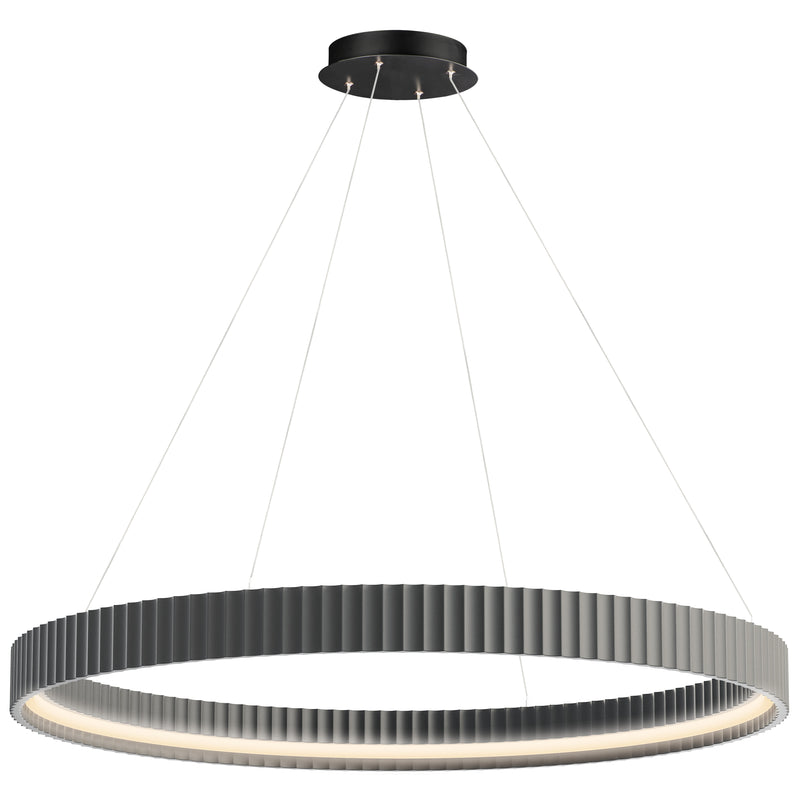 ET2 E25056-GY Souffle 41" LED Ring Pendant | Gray