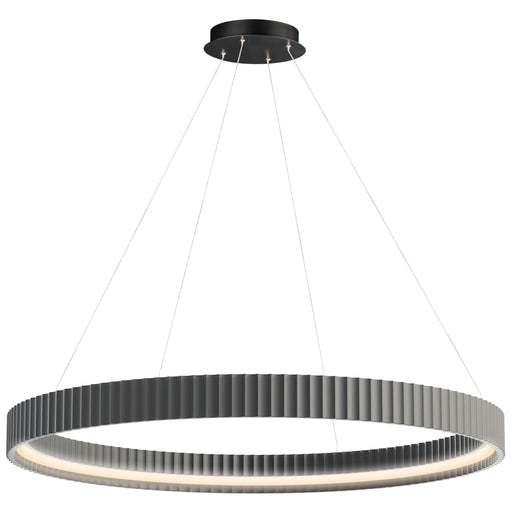 ET2 E25056-GY Souffle 41" LED Ring Pendant | Gray
