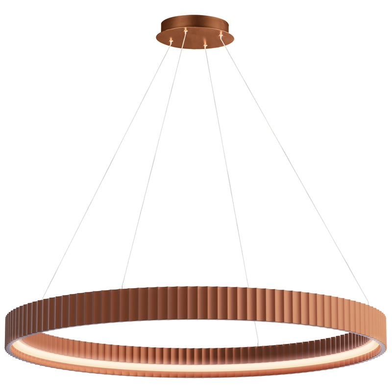 ET2 E25056-TRC Souffle 41" LED Ring Pendant | Terra Cotta
