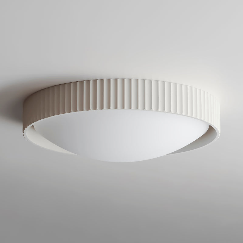 ET2 E25058-CHK Souffle 18" LED Flush Mount | Chaulk White