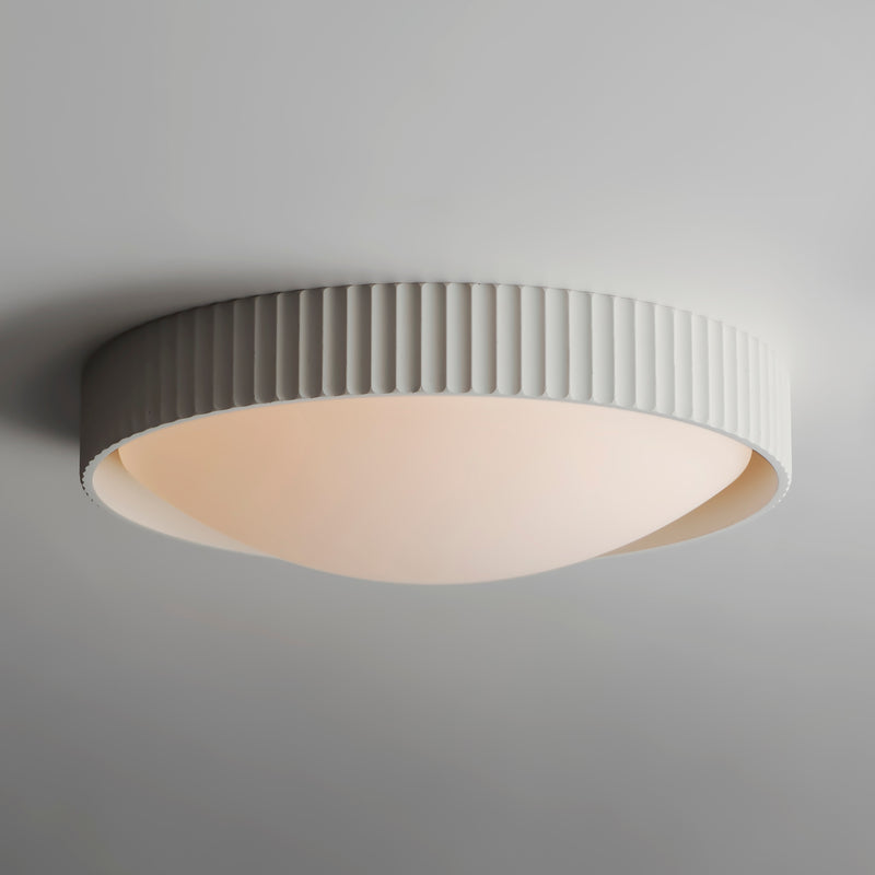 ET2 E25058-CHK Souffle 18" LED Flush Mount | Chaulk White