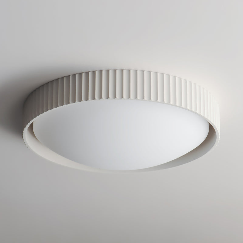 ET2 E25058-CHK Souffle 18" LED Flush Mount | Chaulk White