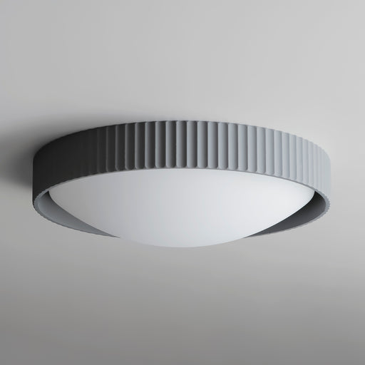 ET2 E25058-GY Souffle 18" LED Flush Mount | Gray