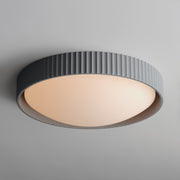 ET2 E25058-GY Souffle 18" LED Flush Mount | Gray