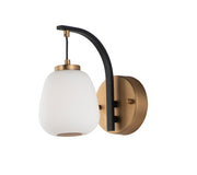 ET2 E25060-92BKGLD Soji LED Wall Sconce | Black / Gold