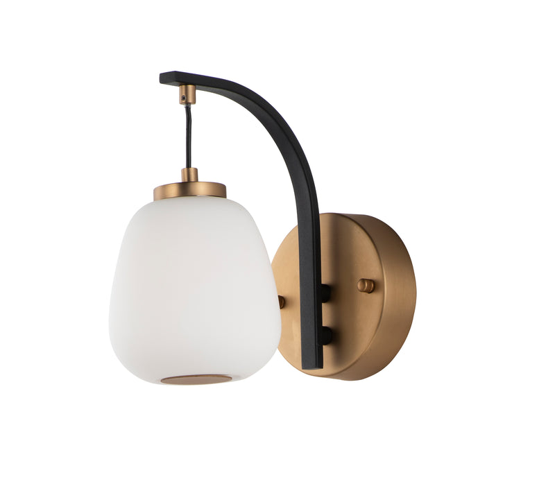 ET2 E25060-92BKGLD Soji LED Wall Sconce | Black / Gold