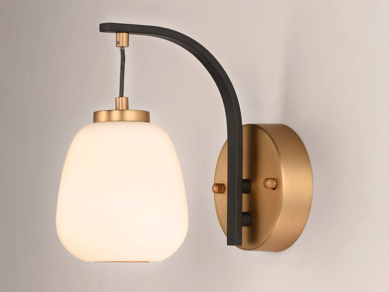 ET2 E25060-92BKGLD Soji LED Wall Sconce | Black / Gold