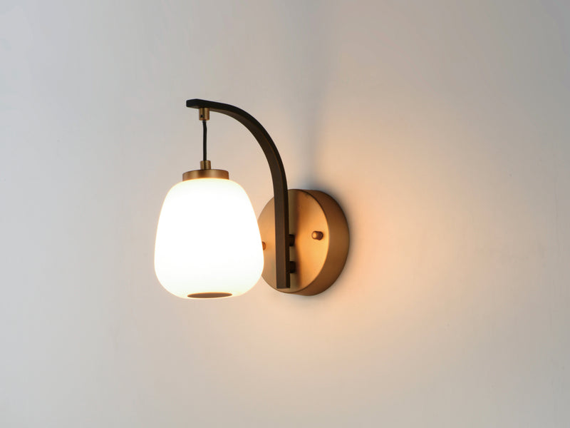 ET2 E25060-92BKGLD Soji LED Wall Sconce | Black / Gold