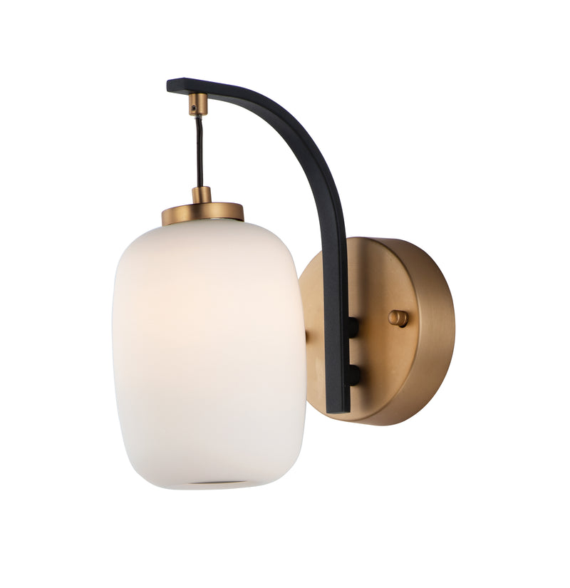 ET2 E25061-92BKGLD Soji LED Wall Sconce | Black / Gold