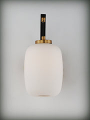 ET2 E25061-92BKGLD Soji LED Wall Sconce | Black / Gold