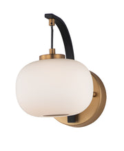 ET2 E25062-92BKGLD Soji LED Wall Sconce | Black / Gold