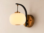 ET2 E25062-92BKGLD Soji LED Wall Sconce | Black / Gold