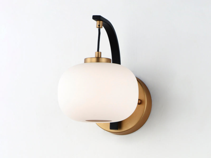 ET2 E25062-92BKGLD Soji LED Wall Sconce | Black / Gold