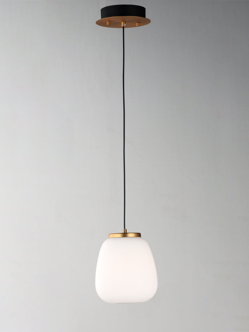 ET2 E25063-92BKGLD Soji 2 Light LED Pendant | Black / Gold