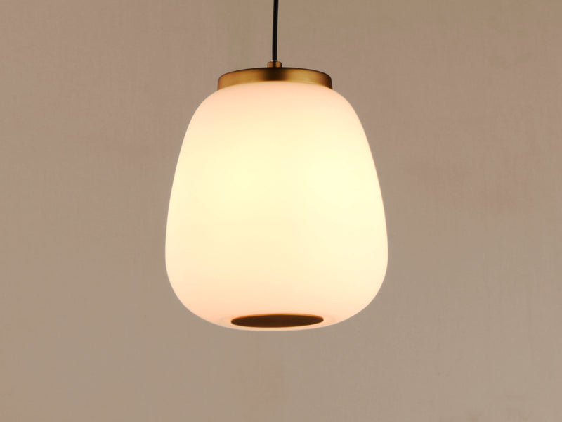 ET2 E25063-92BKGLD Soji 2 Light LED Pendant | Black / Gold