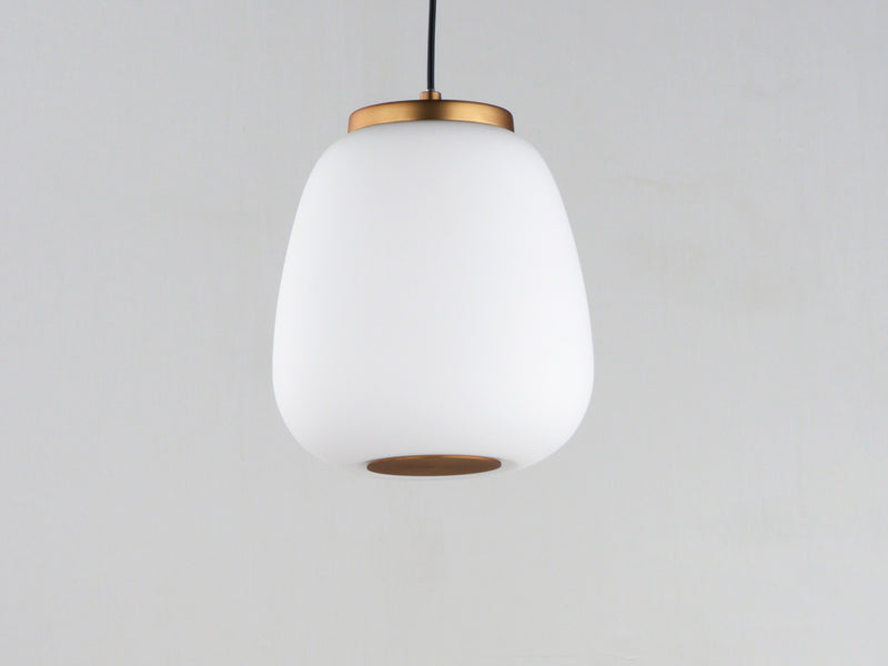 ET2 E25063-92BKGLD Soji 2 Light LED Pendant | Black / Gold