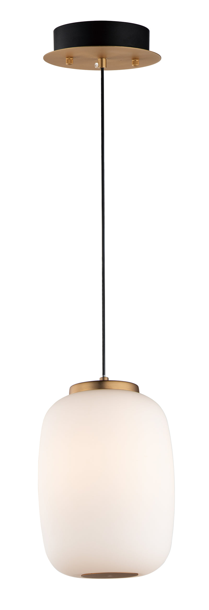ET2 E25064-92BKGLD Soji 2 Light LED Pendant | Black / Gold