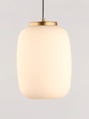 ET2 E25064-92BKGLD Soji 2 Light LED Pendant | Black / Gold
