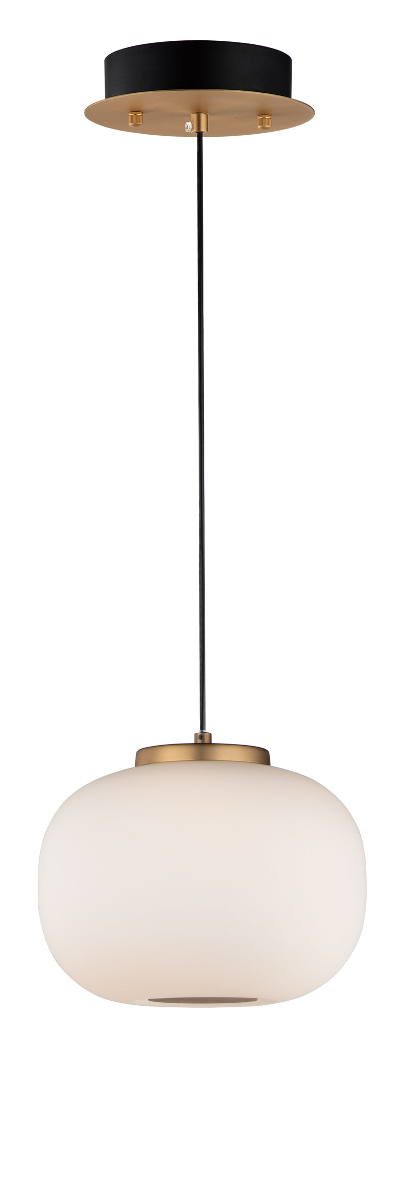 ET2 E25065-92BKGLD Soji 2 Light LED Pendant | Black / Gold