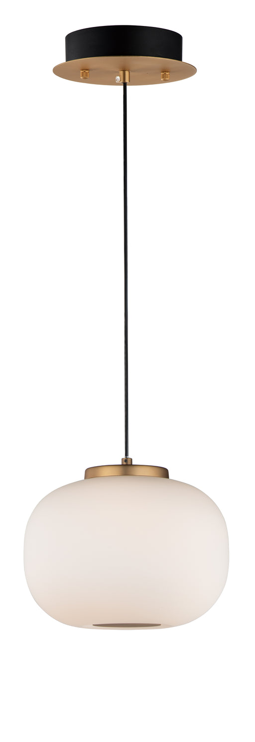 ET2 E25065-92BKGLD Soji 2 Light LED Pendant | Black / Gold