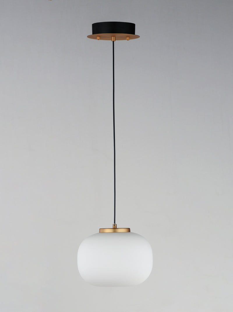 ET2 E25065-92BKGLD Soji 2 Light LED Pendant | Black / Gold