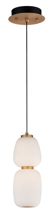 ET2 E25066-92BKGLD Soji 13" LED Pendant | Black / Gold