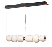 ET2 E25068-92BKGLD Soji 40" LED Linear Pendant | Black / Gold