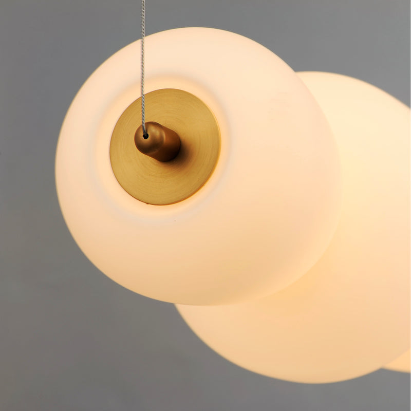 ET2 E25068-92BKGLD Soji 40" LED Linear Pendant | Black / Gold