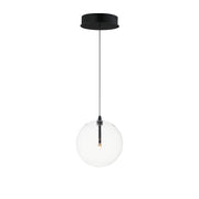 ET2 E25071-18BK Global 1 Light LED Pendant | Black