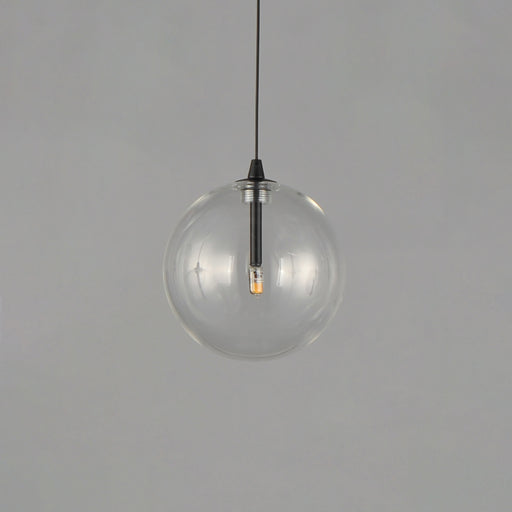 ET2 E25071-18BK Global 1 Light LED Pendant | Black