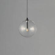 ET2 E25071-18BK Global 1 Light LED Pendant | Black