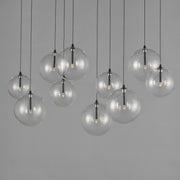 ET2 E25079-18BK Global 10 Light LED Pendant | Black