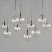 ET2 E25079-18BK Global 10 Light LED Pendant | Black