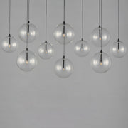 ET2 E25079-18BK Global 10 Light LED Pendant | Black