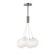 ET2 E25084-54SN Burst 4 Light LED Pendant Frost | Satin Nickel