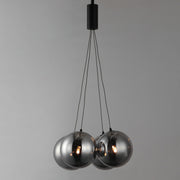 ET2 E25084-142BK Burst 4 Light LED Pendant Smoke | Black